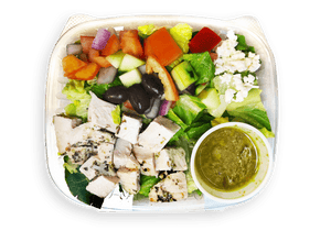 Greek Salad With Chicken - Pure Plates Healthy Salads - Pure Plates STL