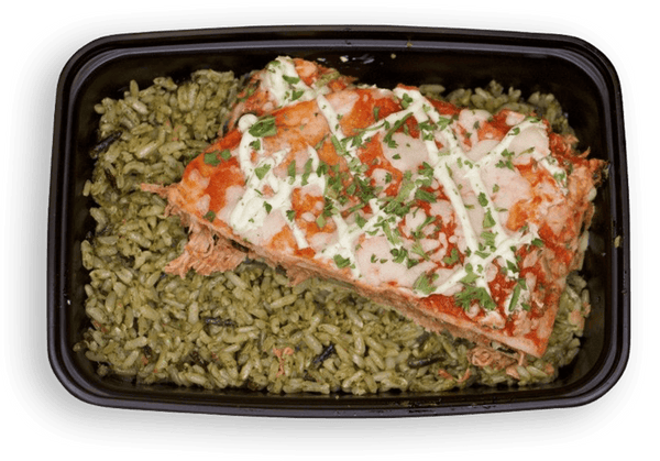 Pulled Chicken Enchilada - Healthy Chicken Meals - Pure Plates STL