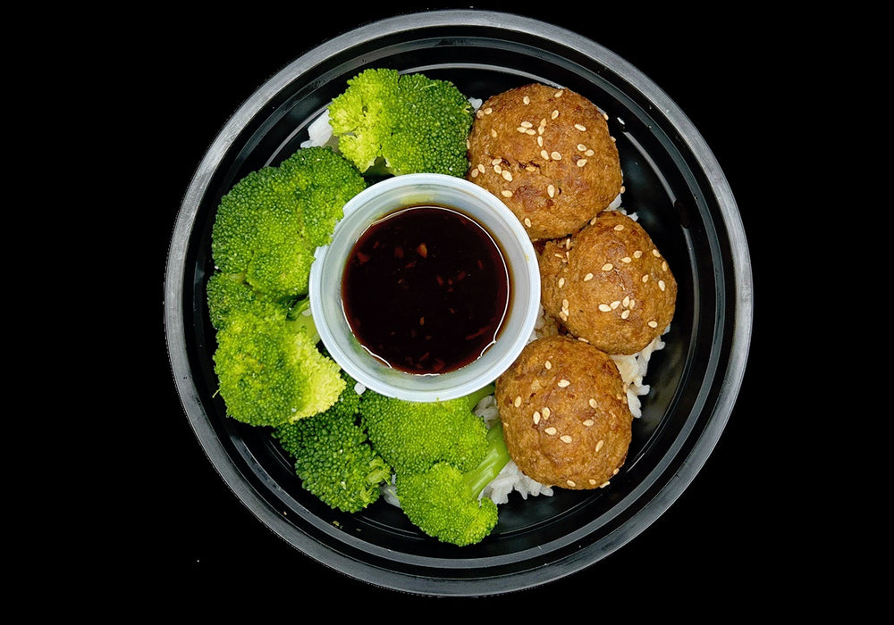 Teriyaki Meatballs Pure Plates STL