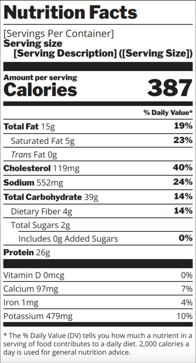 Teriyaki Meatballs Pure Plates STL