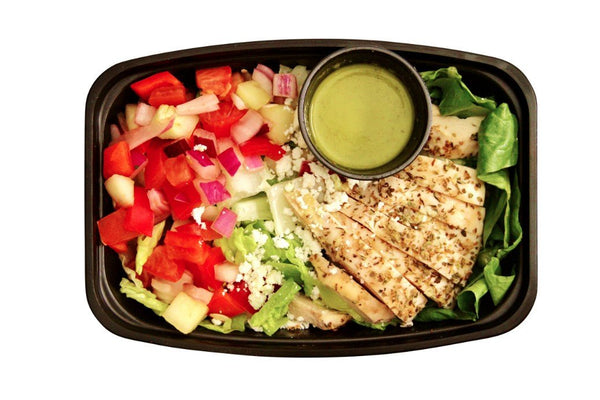 Greek Salad With Chicken - Pure Plates Healthy Salads - Pure Plates STL