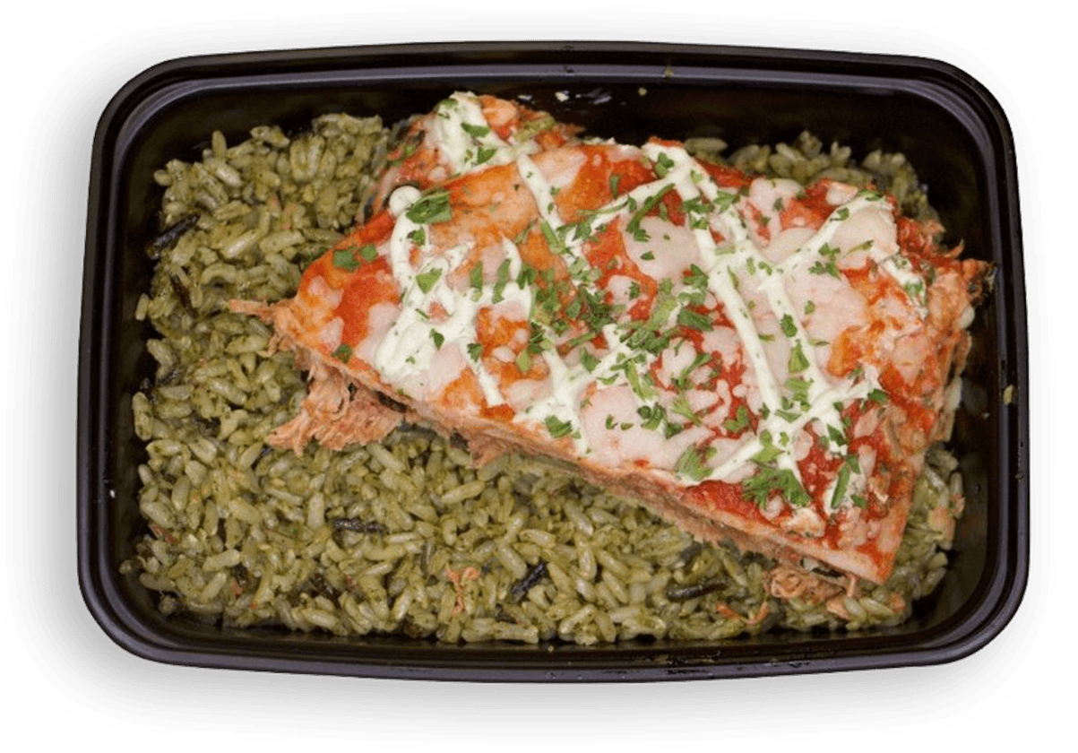 Pulled Chicken Enchilada - Healthy Chicken Meals - Pure Plates STL